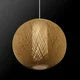 Globe Electric LED Integrated Natural Paper Twine Pendant