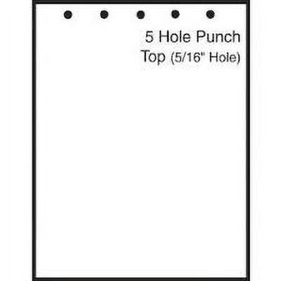 Alliance Laser Cut Sheet Paper, 8.5 x 11, 5 Hole Punch Top, 5 Ream/ Case