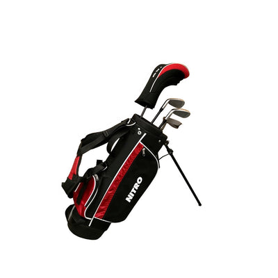 Nitro Golf Blaster Junior's 6pc Golf Set - Black/Red