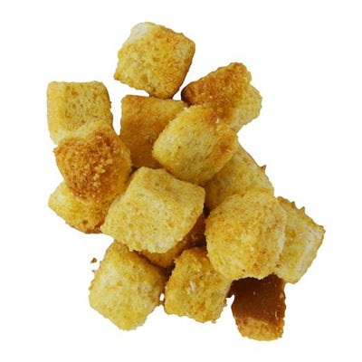 Roasted Garlic Croutons Naturally Flavored Croutons, 2.5 Pound, Exp; 03/24
