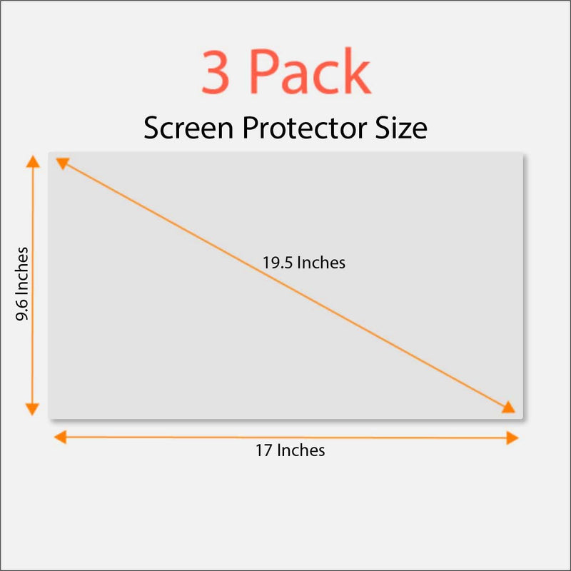 Anti Blue Light Screen Protector, 3/Pack