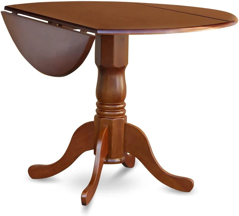 Saddle Brown Tabletop with 2 Drop Leaves