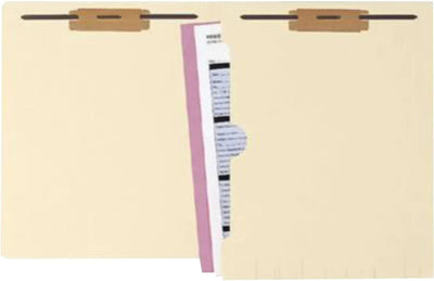 Medical Arts Press Paperboard Classification Folders, Letter Size, Manila, 250/Box