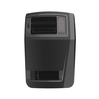 Lasko 1500W Cyclonic Ceramic Console Electric Space Heater with Timer, Black