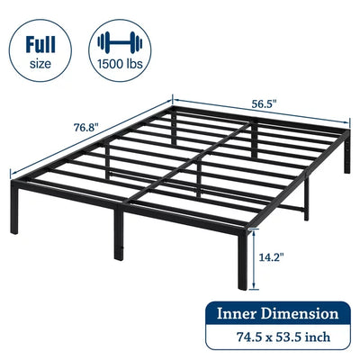 Lusimo Metal Full Size Bed Frame