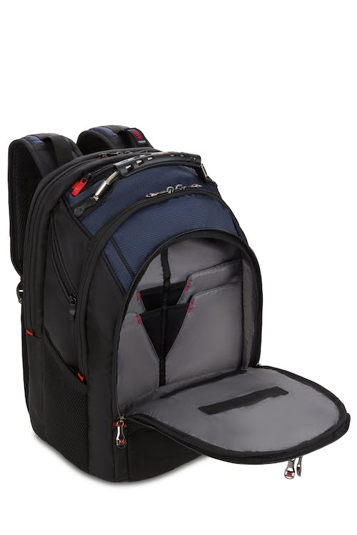 Wenger Ibex Laptop Backpack, Black/Blue