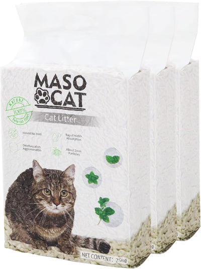MASOCAT Cat Litter, Hard Clumping Litter - Single