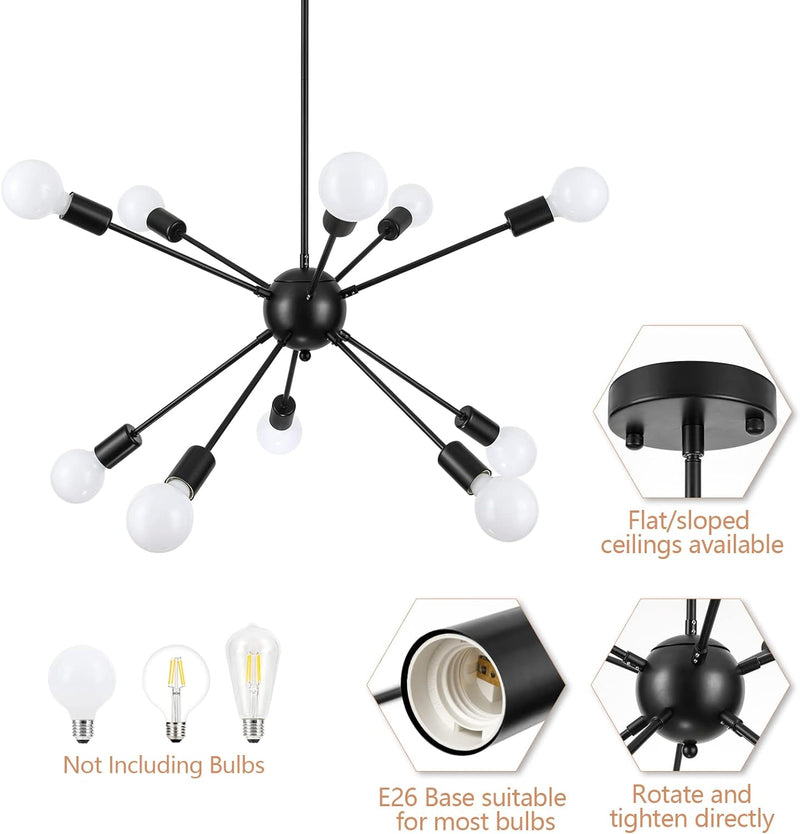 Chandeliers 10-Light Ceiling Light Fixture