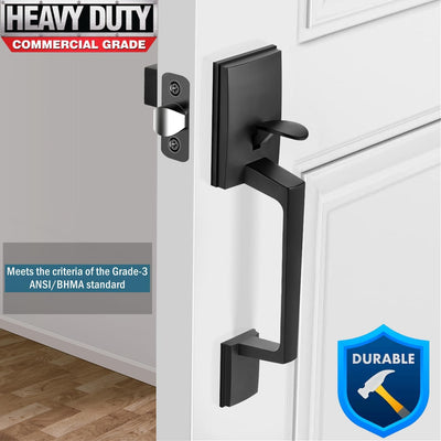 Exterior Door Entry Handle with Door Lever