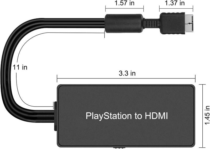 Azduou PS2 to HDMI Adapter