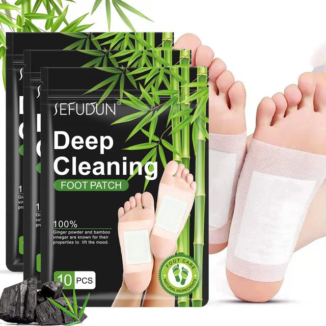 Deep Cleansing Foot Patches, 10/Pack