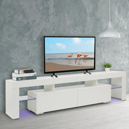 Modern LED TV Unit Cabinet Stand, For 80" TV&
