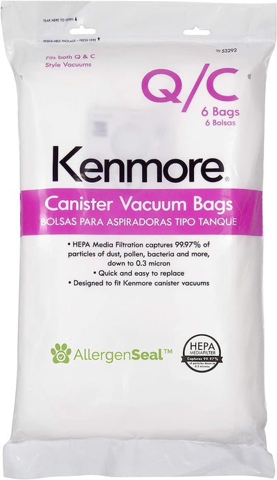 HEPA Replacement Dust Bags for Canister Vacuum