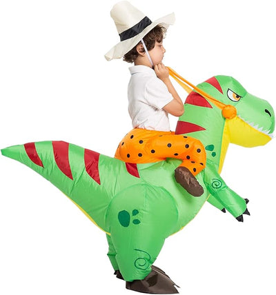 Inflatable Costume Ride a T-rex Dinosaur, Child (7 - 10 yrs)