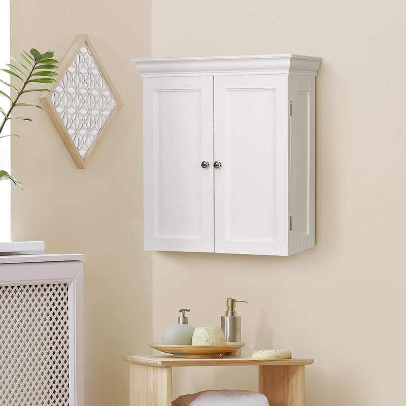 2 Door Wall Cabinet, White