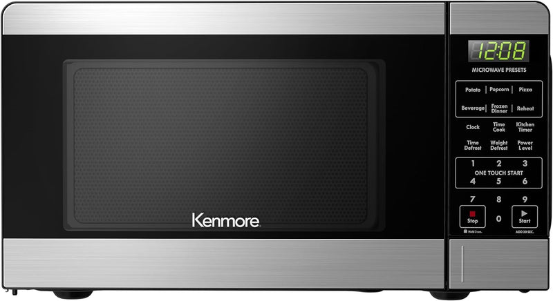 Kenmore 0.7 cu ft Countertop  Microwave, Stainless Steel