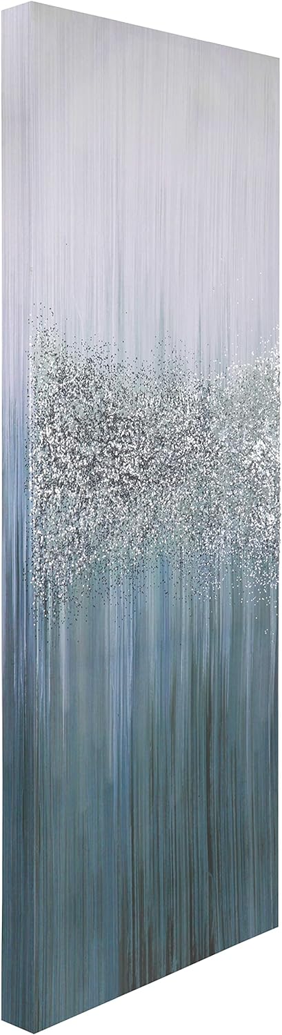 Silver Heavily Embellished Wall Decor, 12"x36"x1.5"
