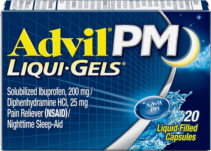 Advil PM Liqui-Gels, 20/Pack
