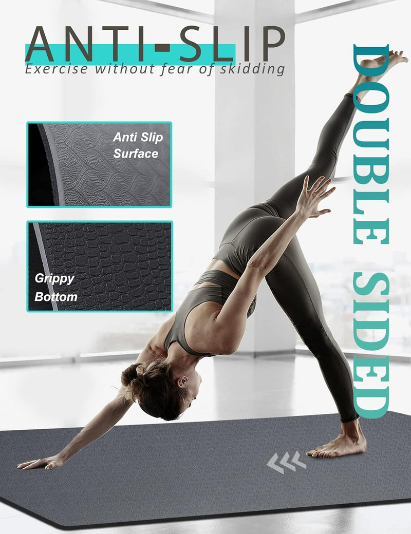 Yoga Mat Double-Sided Non Slip, 72&