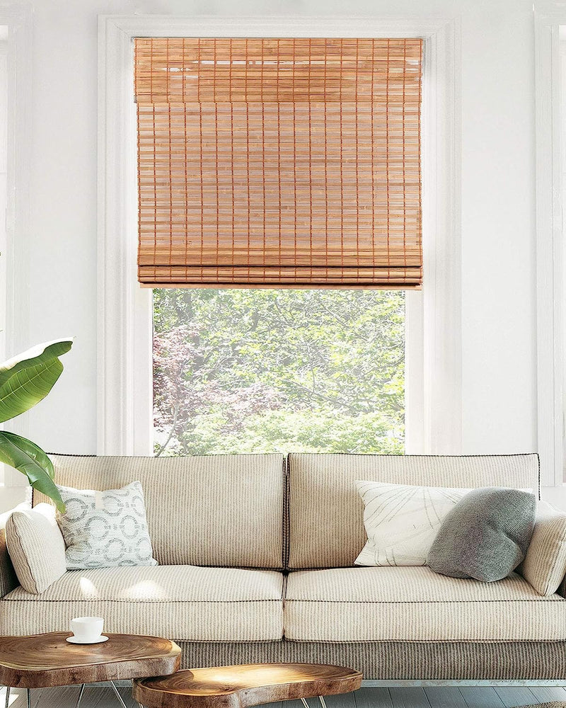 Bamboo Blinds, 34"W X 64"H