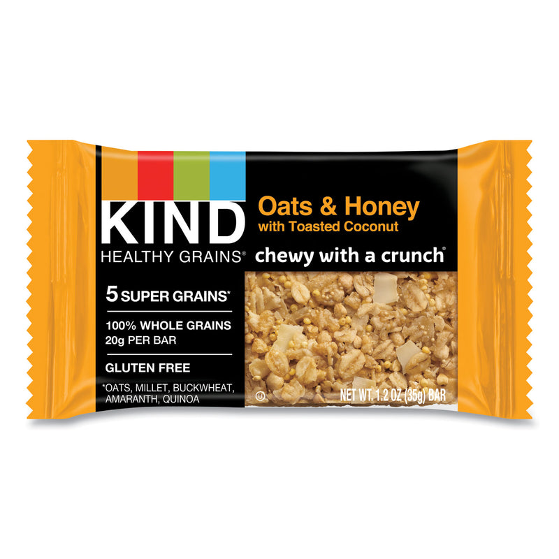 KIND Oats & Honey w/Toasted Coconut, Box Of 12, EXP; 10/12/23