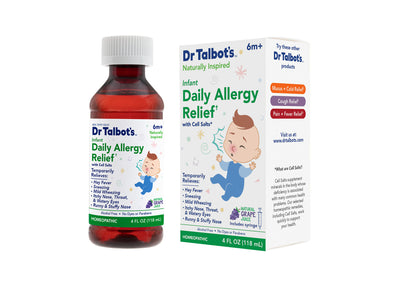 Dr. Talbot's Homeopathic Infant Daily Allergy Relief with Cell Salts, Grape, 4 fl oz