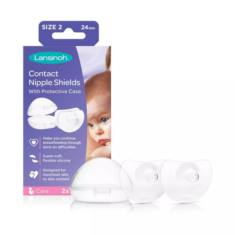 Lansinoh Contact Nipple Shields with Case