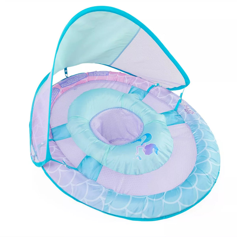 Swimways Sun Canopy Spring Float with Hyper-Flate Valve - Mermaid