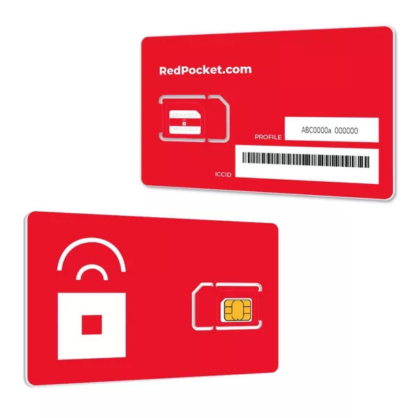 Red Pocket SIM Kit Starter Kit