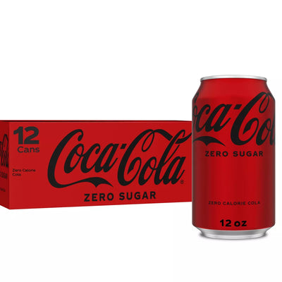 Coca-Cola Zero Sugar - 12pk/12 fl oz Cans; EXP 07/23