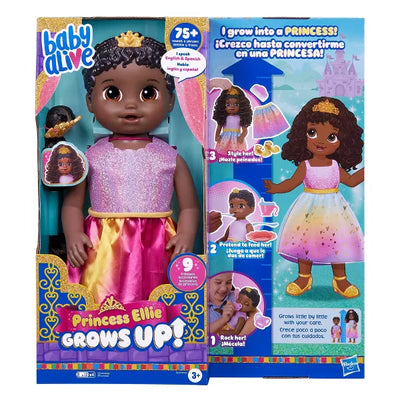 Baby Alive Princess Ellie Grows Up! Growing and Talking Baby Doll