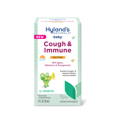 Hyland's Naturals Baby Cough & Immune with Organic Agave and Elderberry, 2 ounce