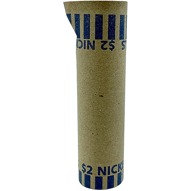 PAP-R, Nickel Tubular Coin Wrap, 1000 / Box, Blue