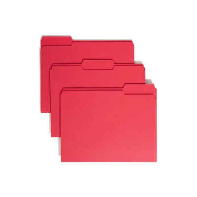 Smead Colored File Folders, 100Folder/BX