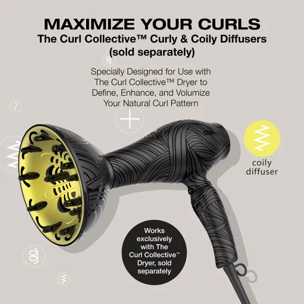 Conair Curl Collective Coily Hair Diffusers, One Size