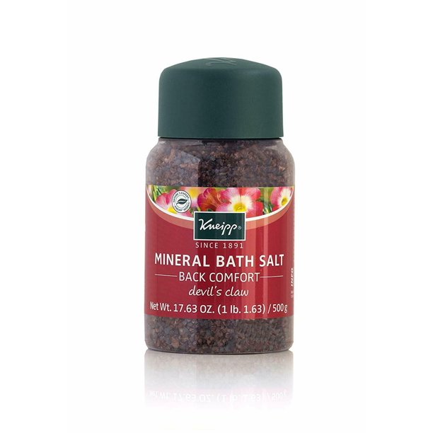 Mineral Bath Salt Back Comfort Devils Claw, 17.63 oz