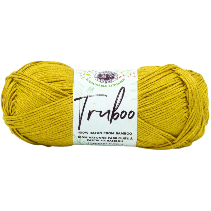 Lion Brand Truboo Yarn-Goldenrod