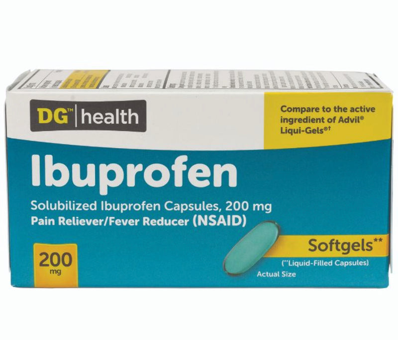 Ibuprofen Capsules, 200 mg, 40/Pack EXP 7/24