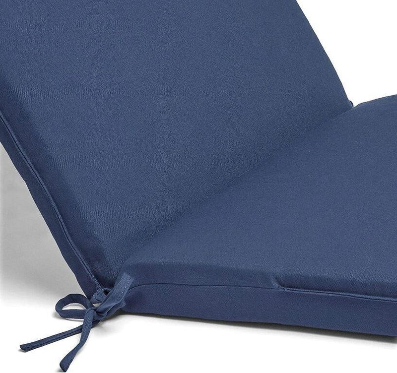 Outdoor Patio Lounger Cushion, Insignia Blue