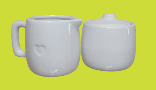 Ceramic Cream & Sugar Set