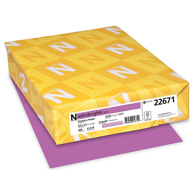Neenah Astrobrights Color Paper, 8.5” x 11”